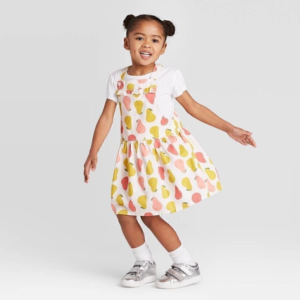 Just One You Girls' Pear Skirtall & Top Set